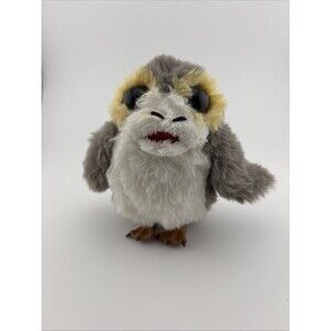 Disney Star Wars Galaxys Edge Talking Porg Plush 6" Magnetic Shoulder *No Pad*